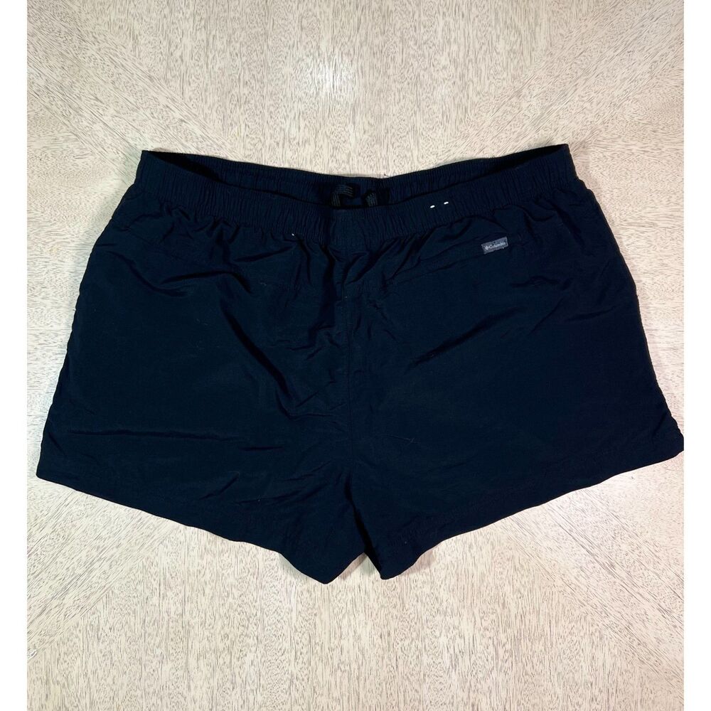 Columbia Men’s XL Black Outdoor Hiking Fishing Athletic Shorts Elastic Waist